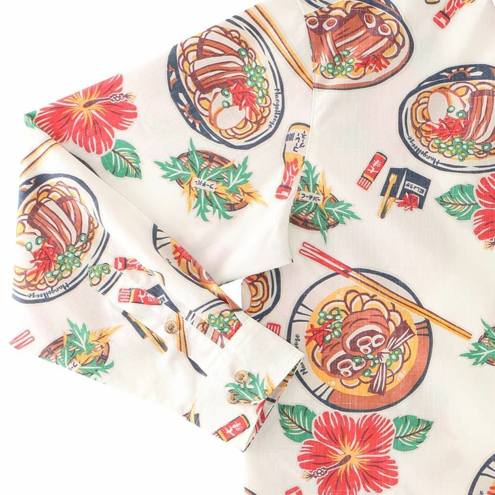 かりゆしウェアサムネイル画像（袖拡大画像）