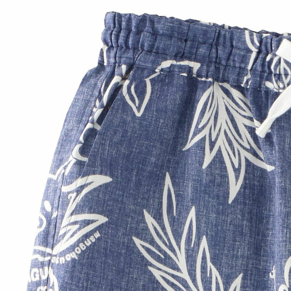 かりゆしハーフパンツ　サムネイル画像（ポケット拡大画像）