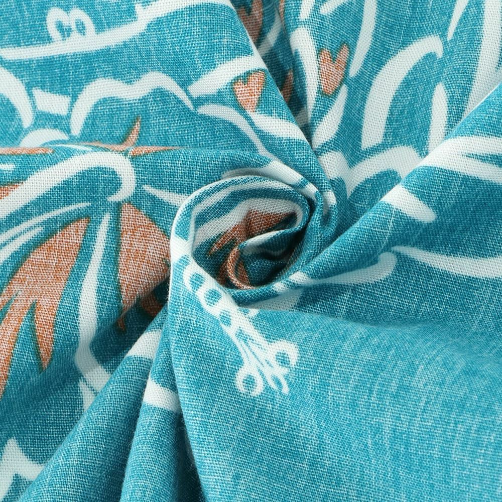 かりゆしハーフパンツ　サムネイル画像（生地感）