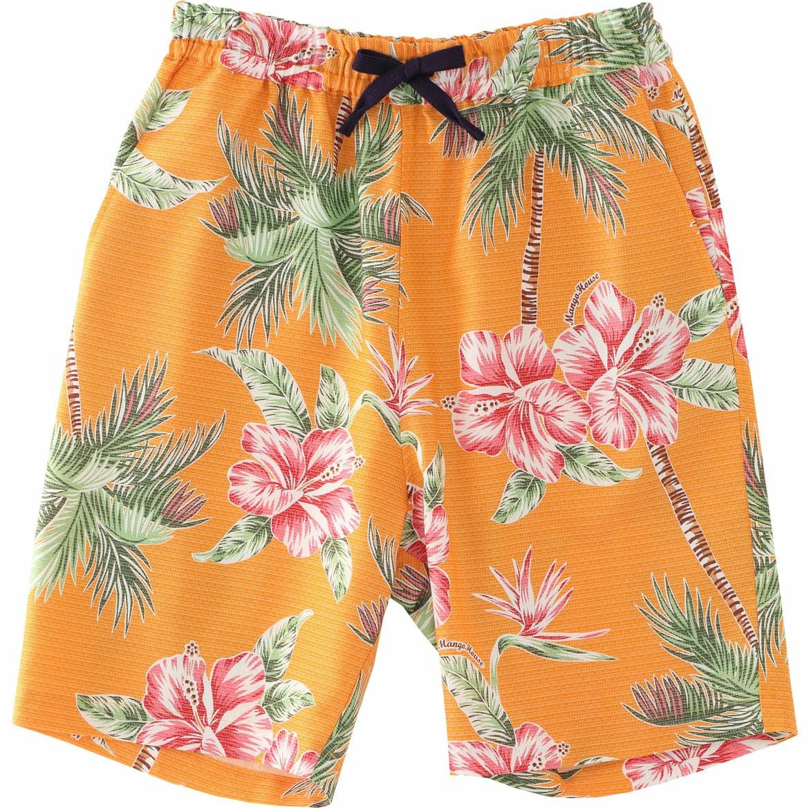 かりゆしハーフパンツ　サムネイル画像（イエロー）