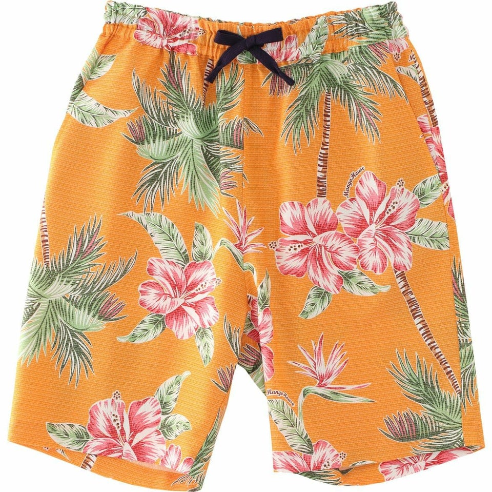 かりゆしハーフパンツ　サムネイル画像（イエロー）