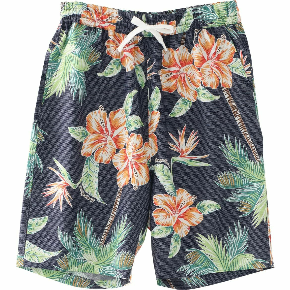 かりゆしハーフパンツ　サムネイル画像（ネイビー）