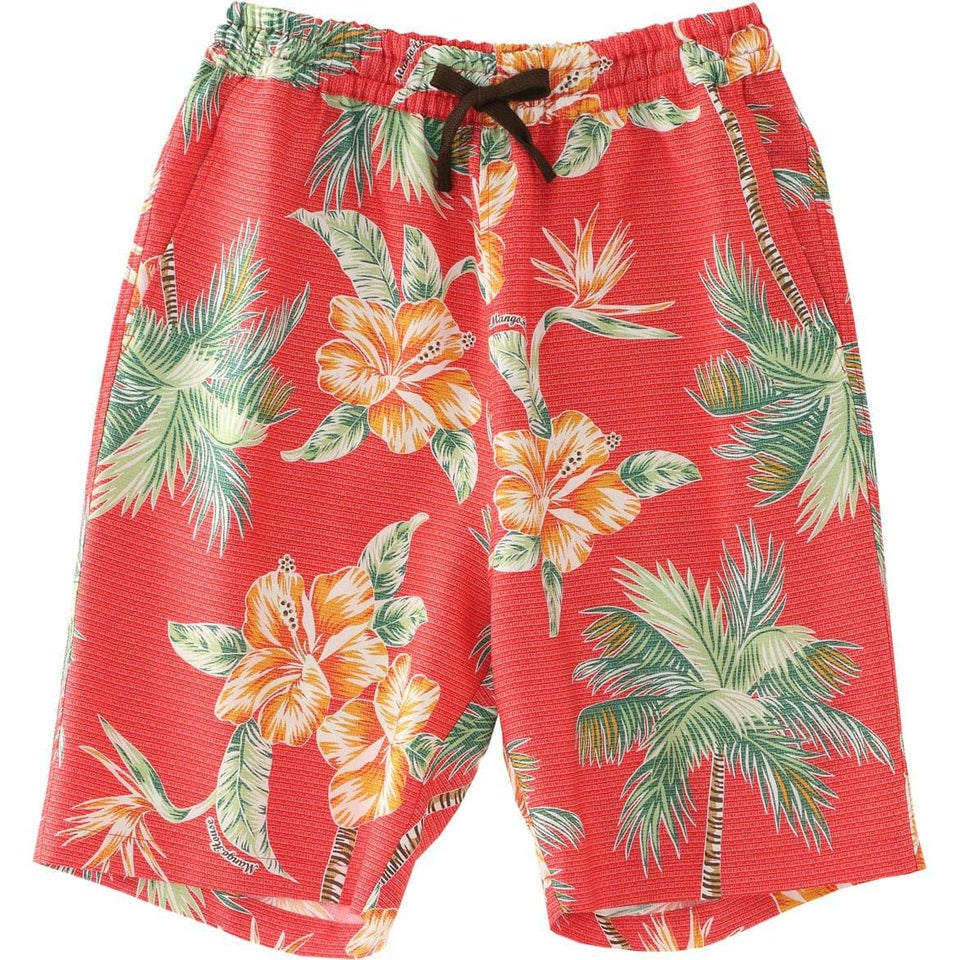 かりゆしハーフパンツ　サムネイル画像（レッド）