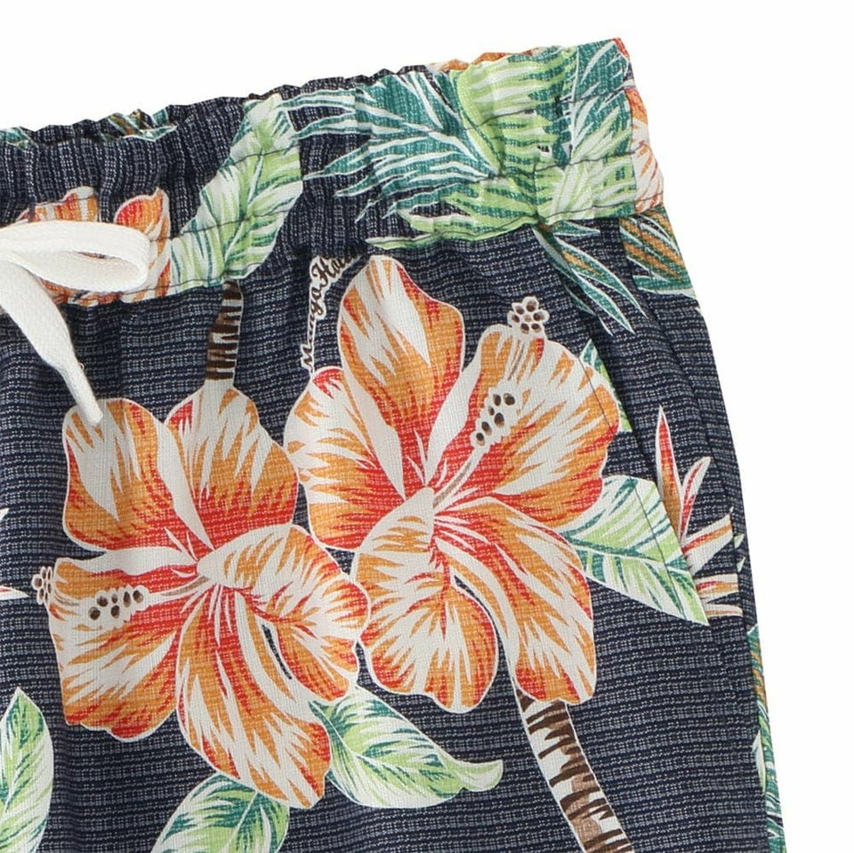 かりゆしハーフパンツ　サムネイル画像（ポケット拡大画像）