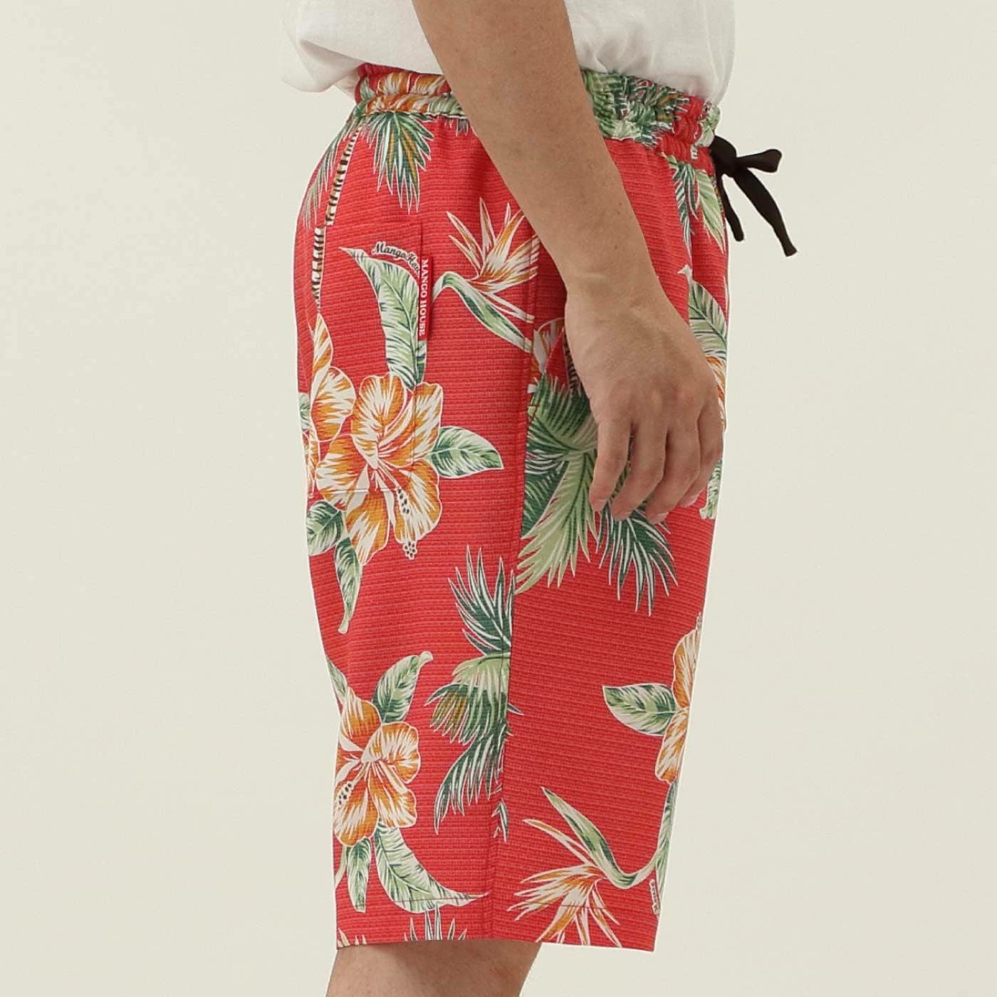 かりゆしハーフパンツ　モデル着用画像