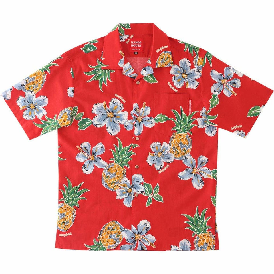 かりゆしウェア サムネイル画像（レッド）