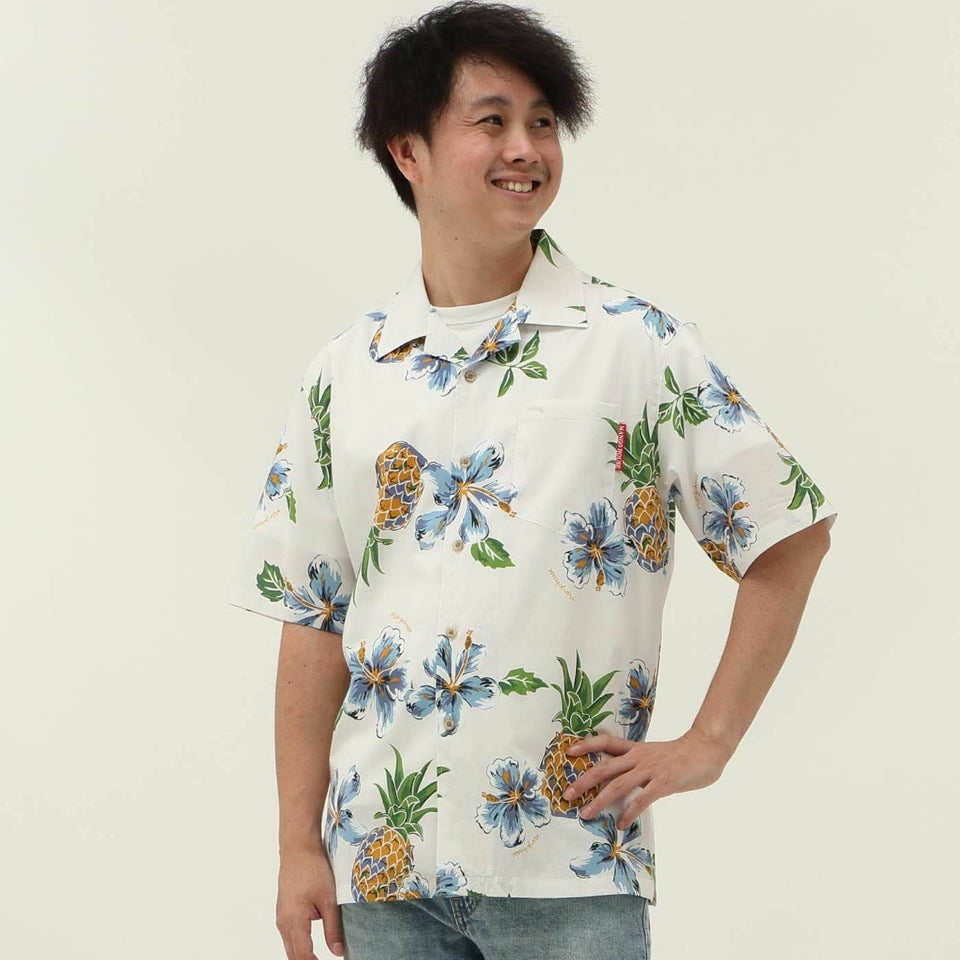 かりゆしウェアモデル着用画像