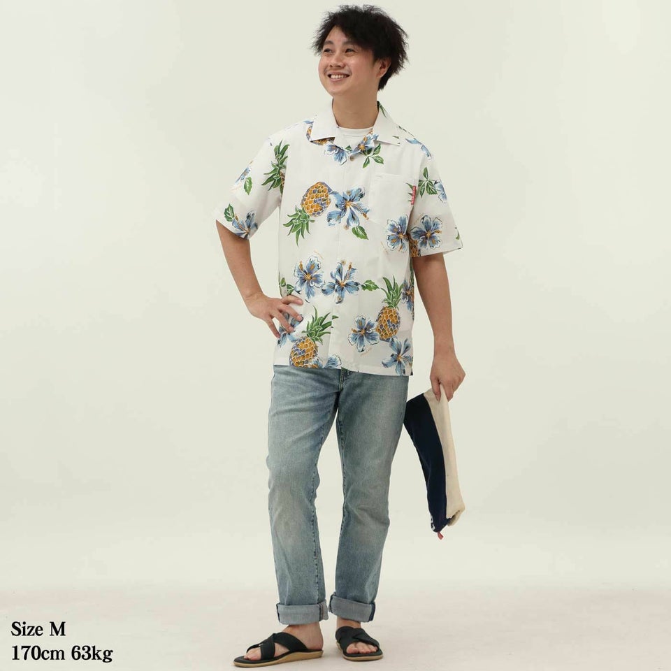 かりゆしウェアモデル着用画像