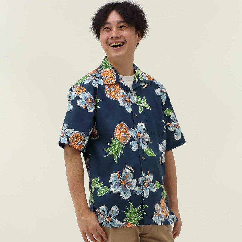 かりゆしウェアモデル着用画像