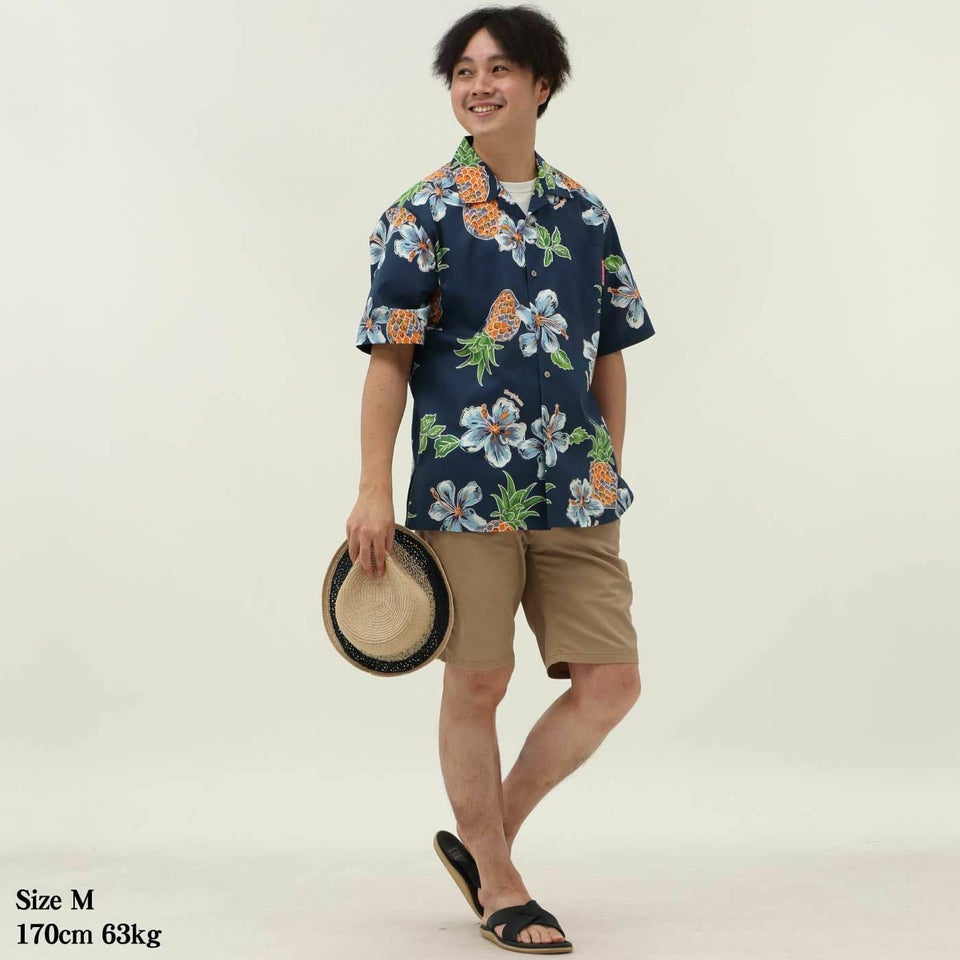 かりゆしウェアモデル着用画像