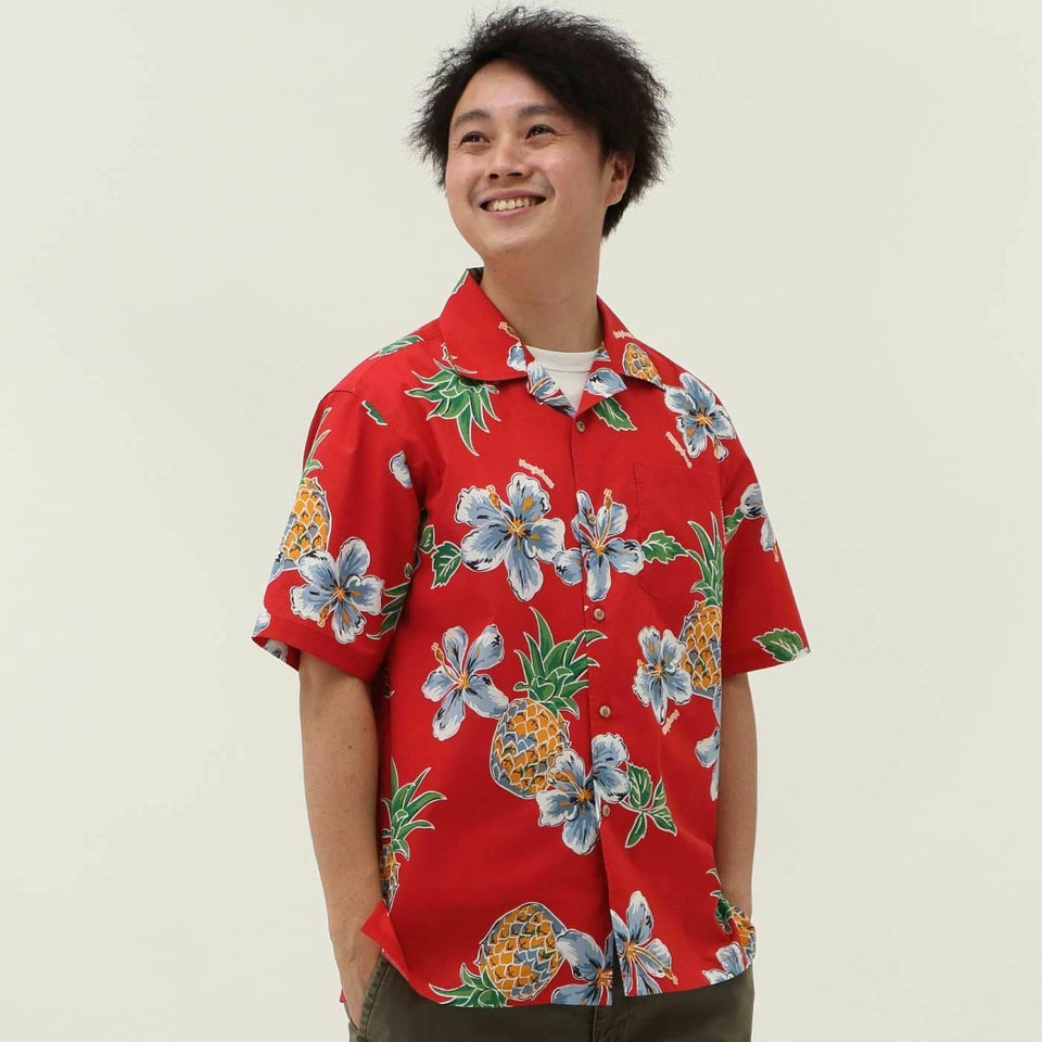 かりゆしウェアモデル着用画像