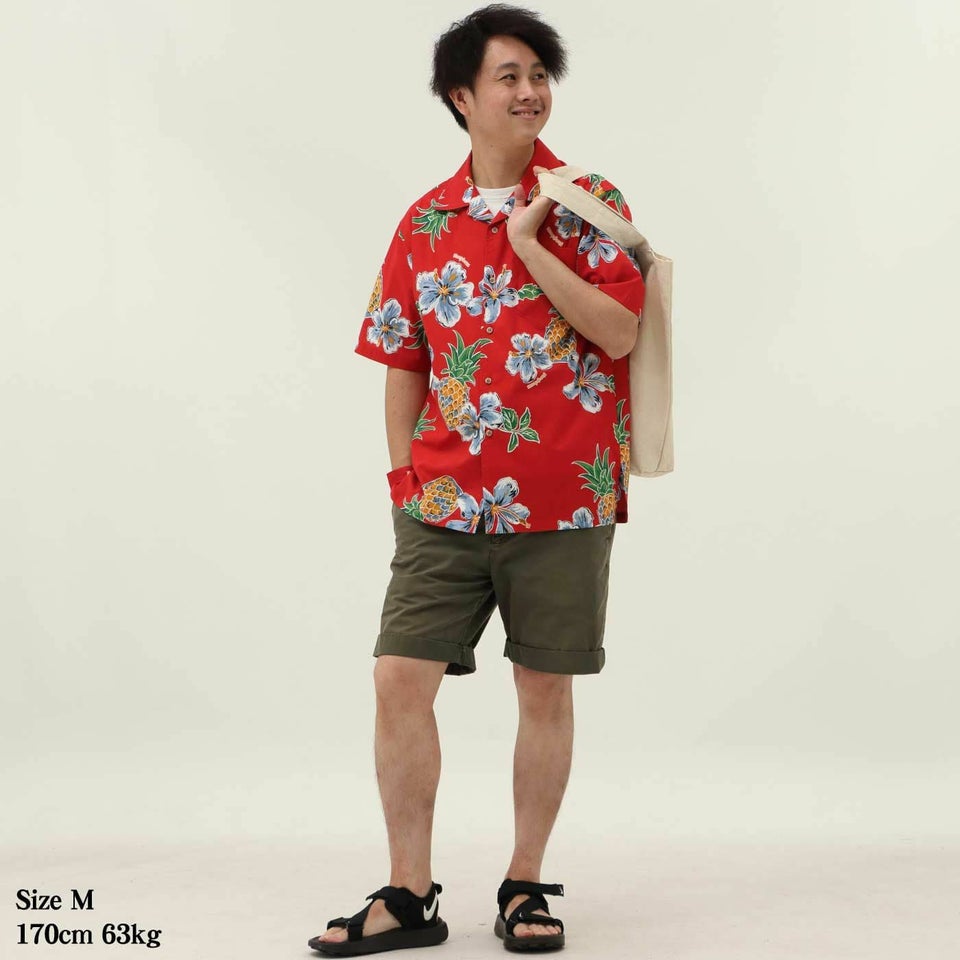 かりゆしウェアモデル着用画像