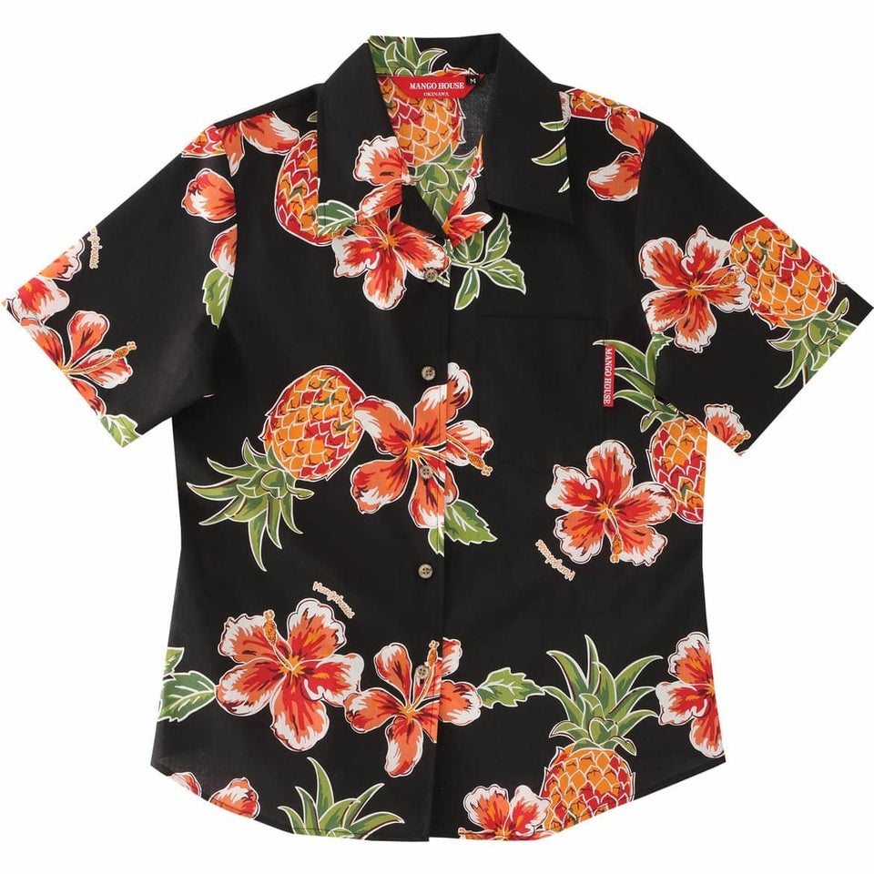 かりゆしウェアサムネイル画像（ブラック）