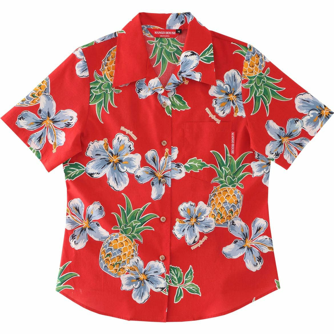 かりゆしウェアサムネイル画像（レッド）