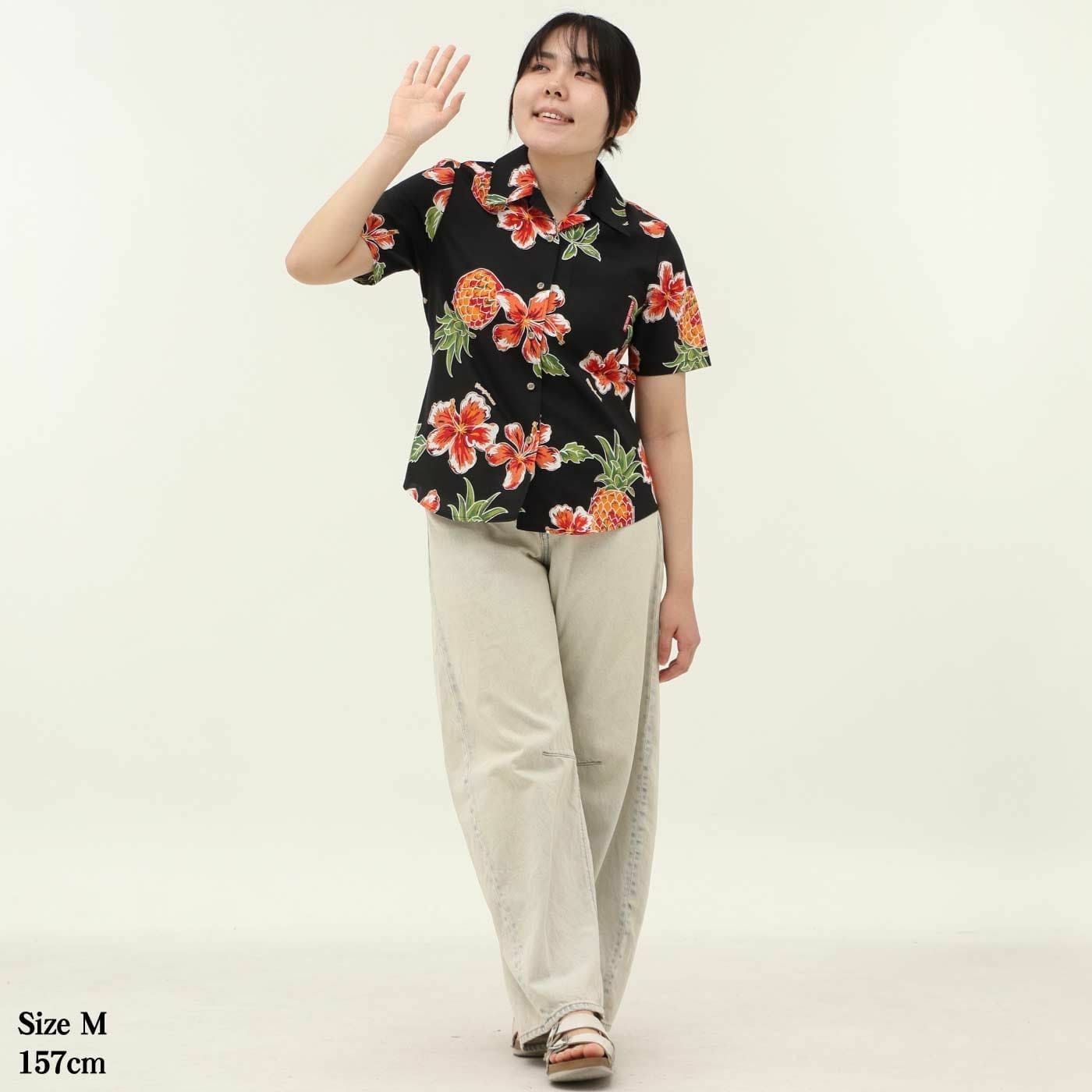 かりゆしウェアモデル着用画像