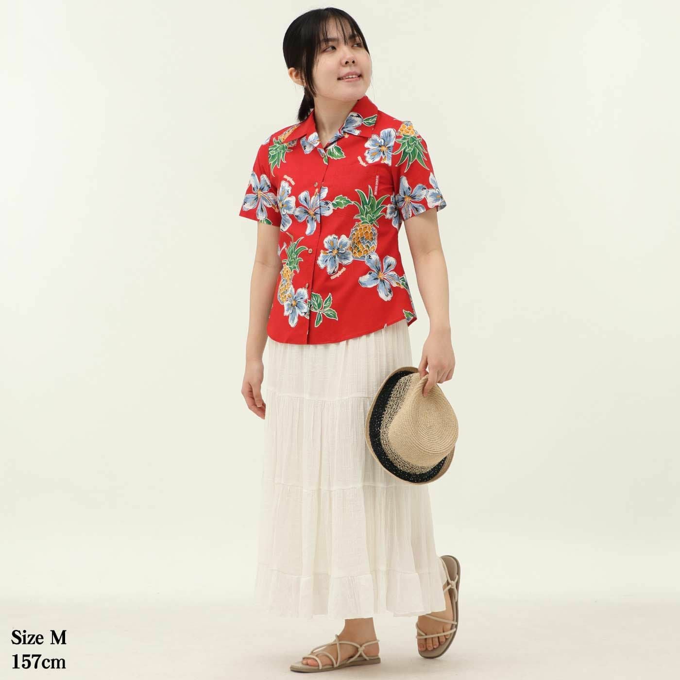 かりゆしウェアモデル着用画像