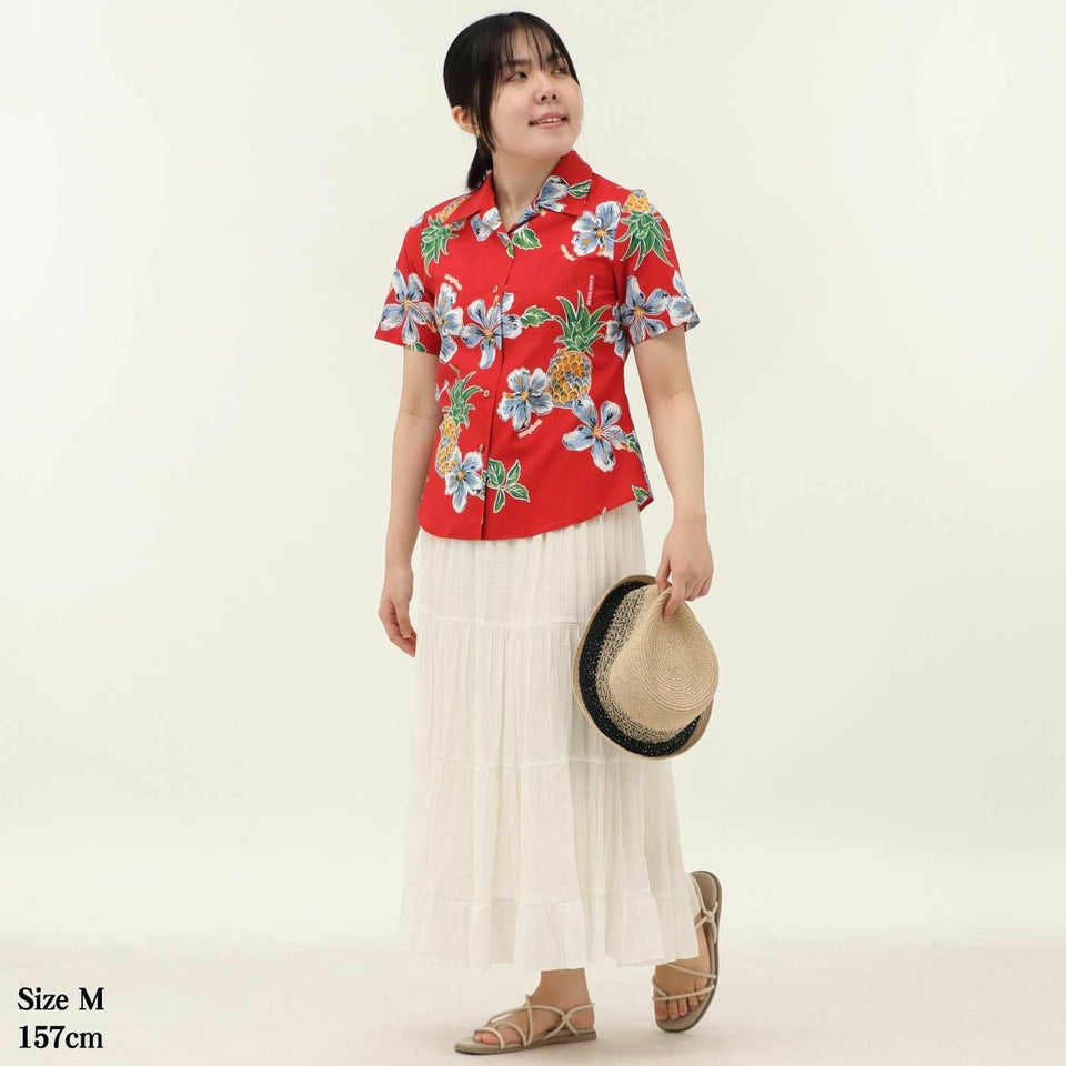 かりゆしウェアモデル着用画像