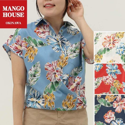 かりゆしウェアモデル着用画像