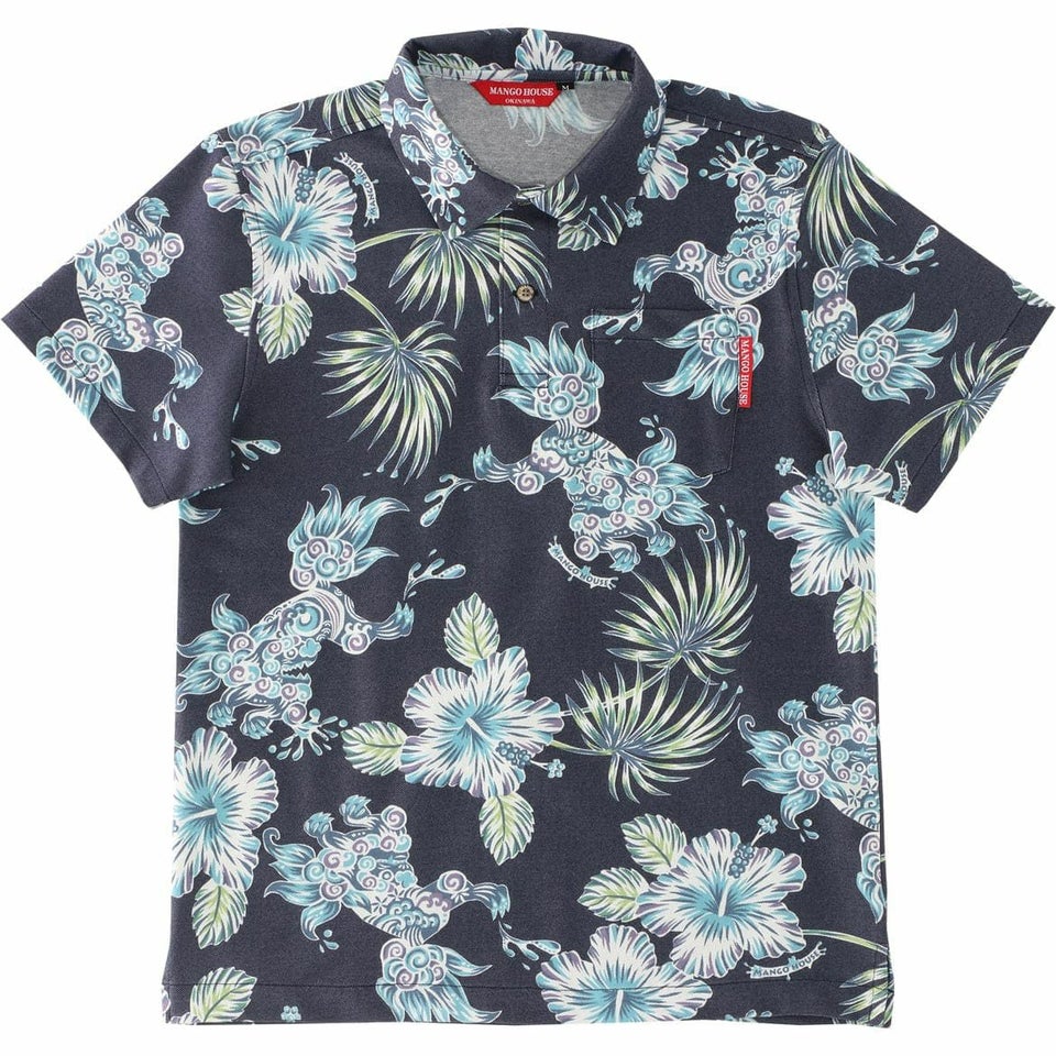 かりゆしウェアサムネイル画像　（ネイビー）