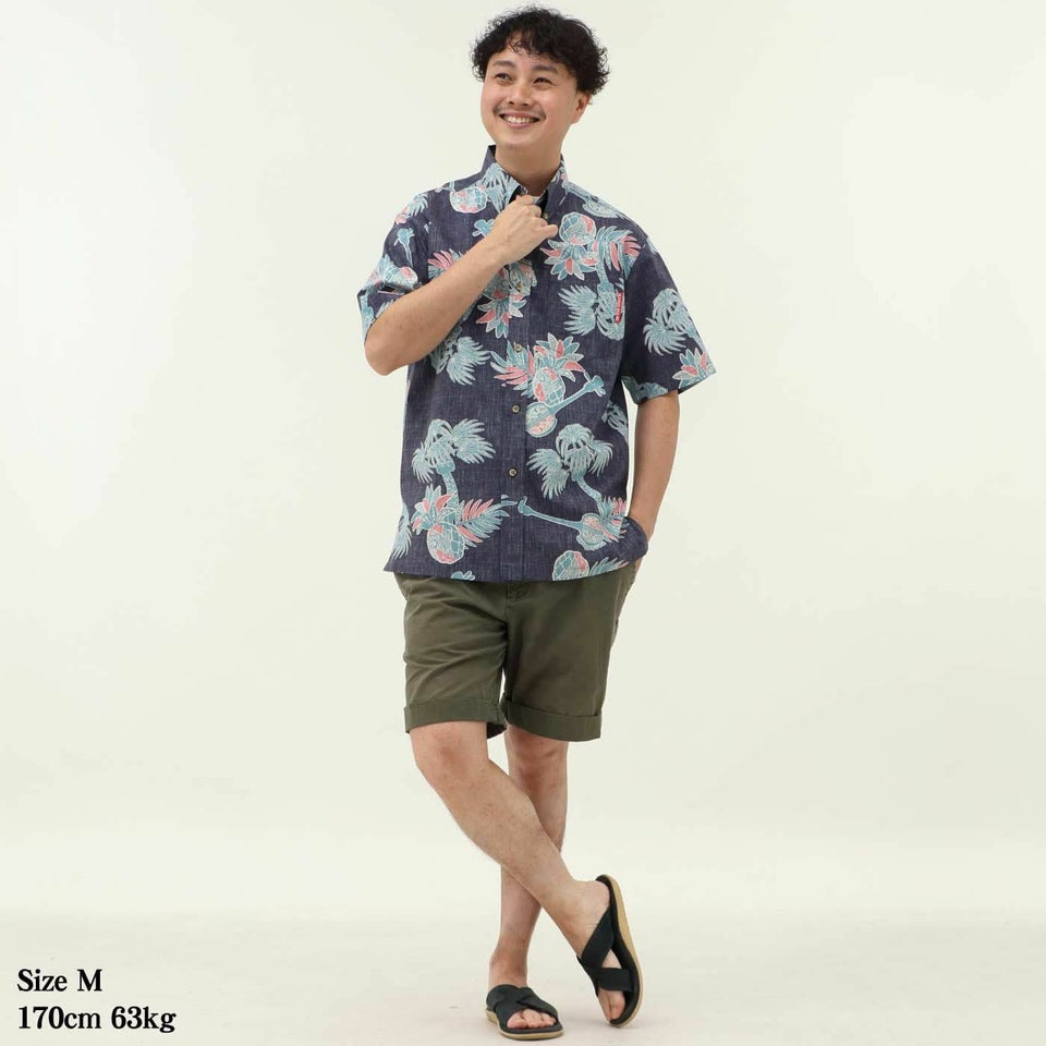 かりゆしウェアモデル着用画像