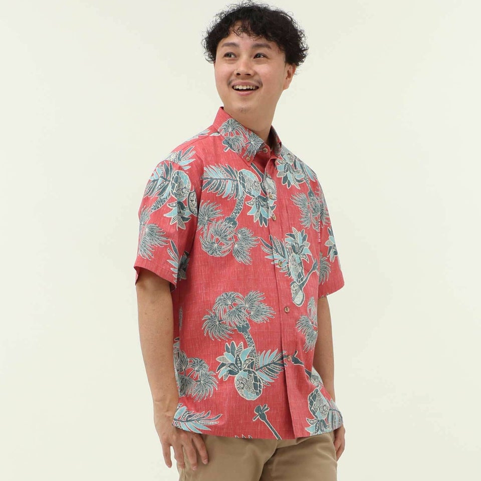 かりゆしウェアモデル着用画像