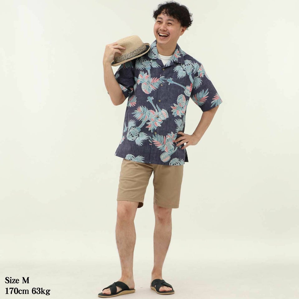 かりゆしウェアモデル着用画像