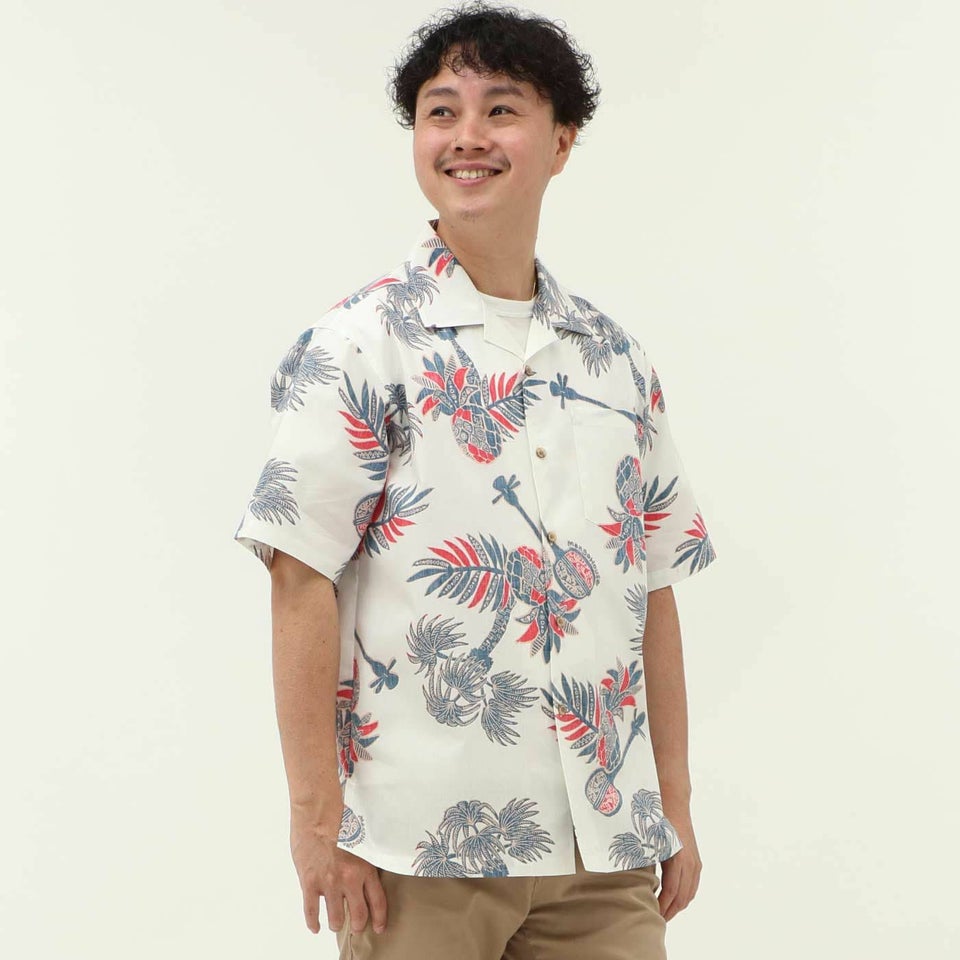 かりゆしウェアモデル着用画像