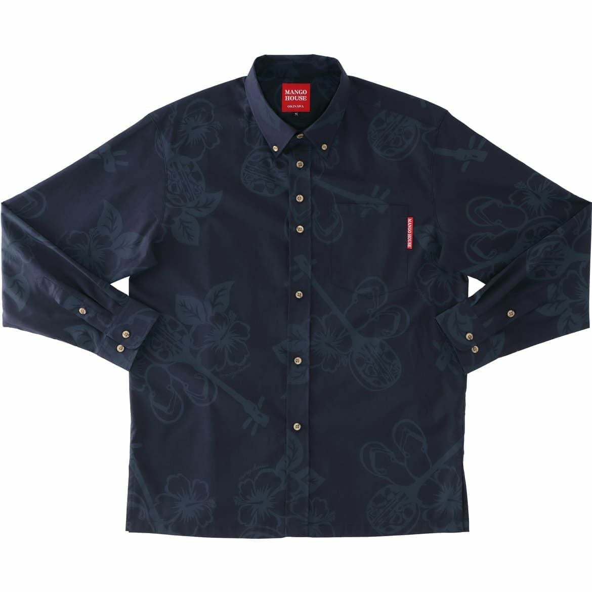 かりゆしウェア　サムネイル画像(ラッカーネイビー)