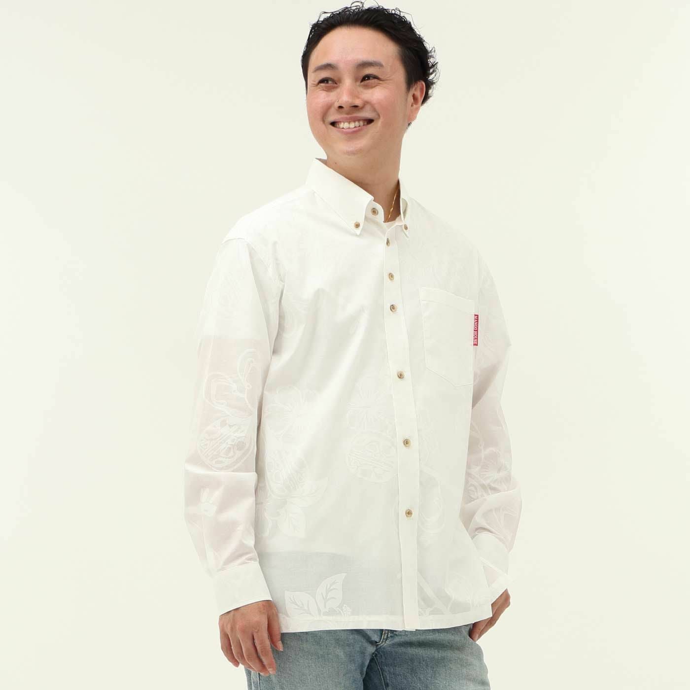 かりゆしウェアモデル着用画像