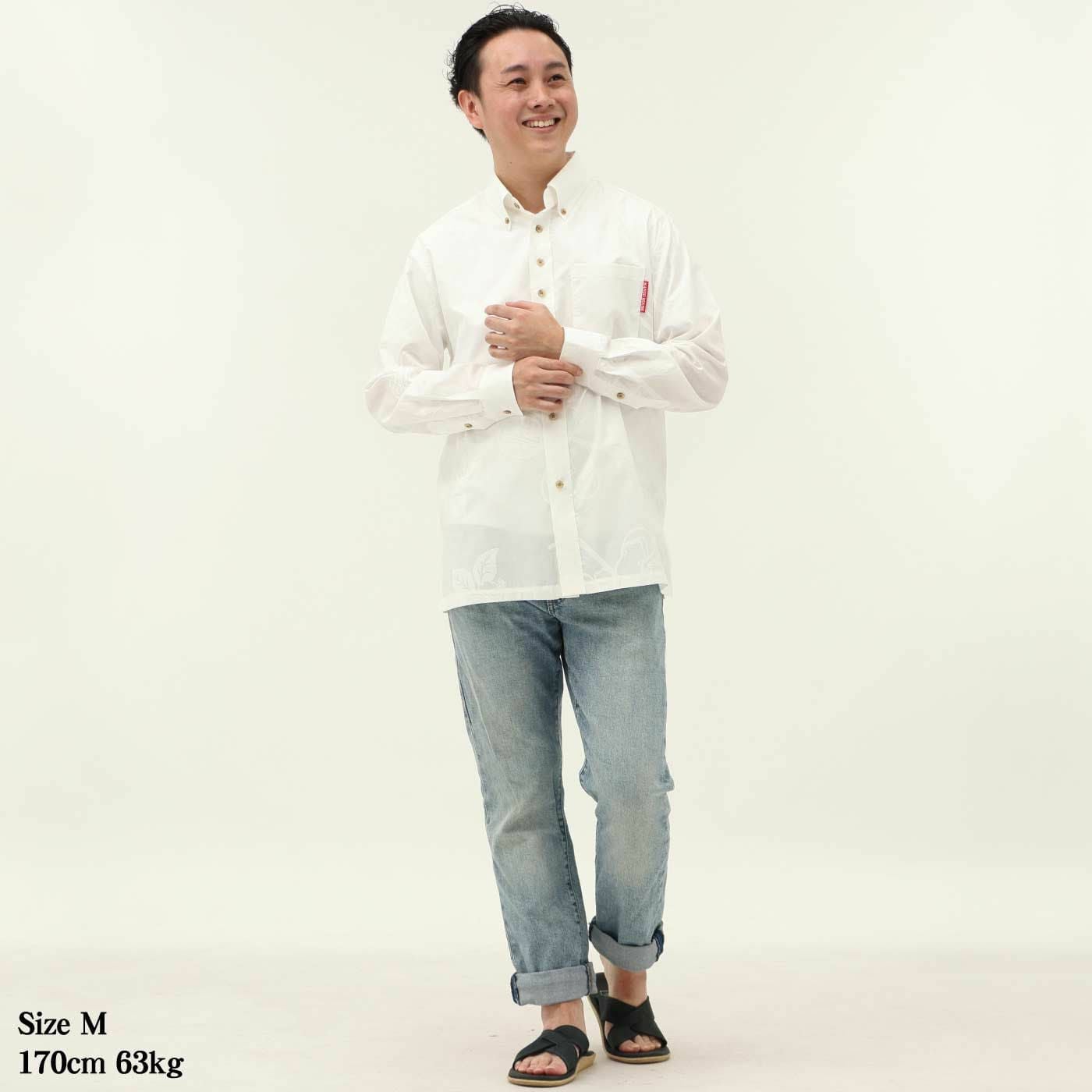 かりゆしウェアモデル着用画像