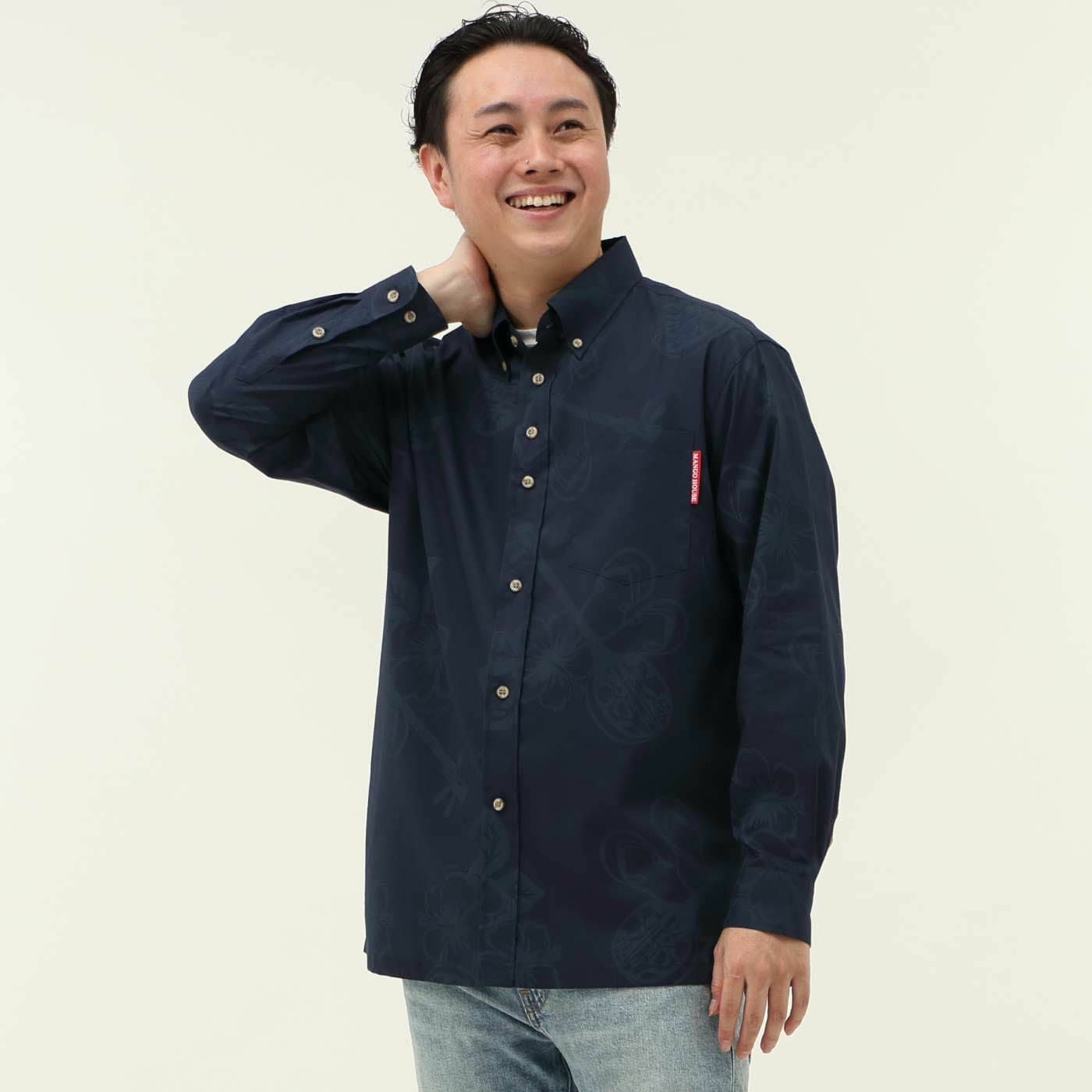 かりゆしウェアモデル着用画像