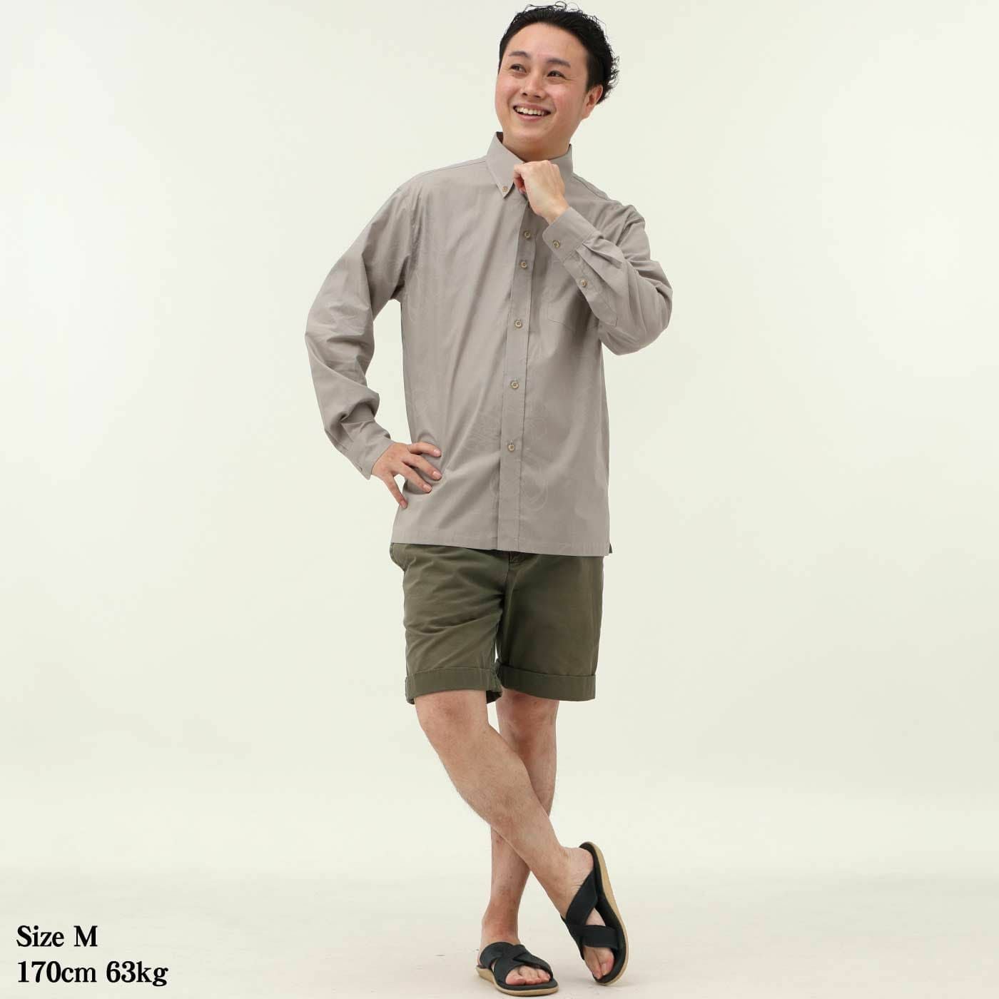 かりゆしウェアモデル着用画像