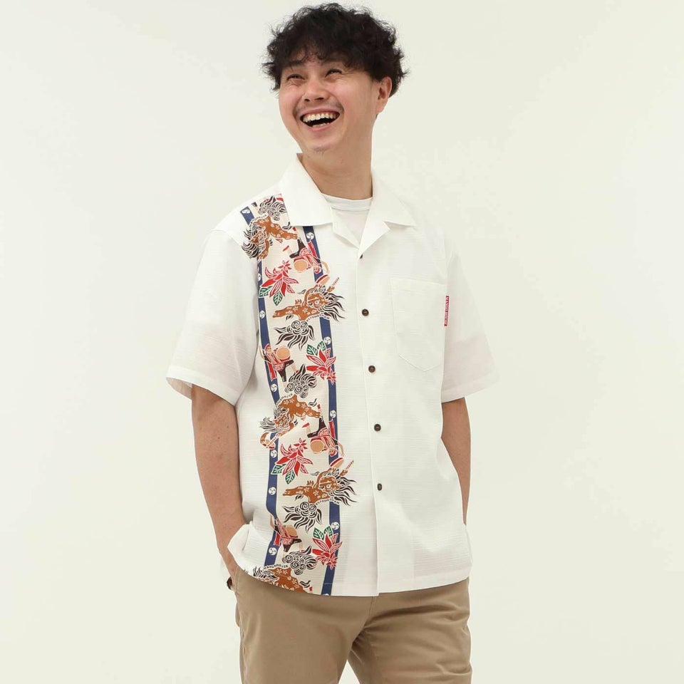 かりゆしウェアモデル着用画像