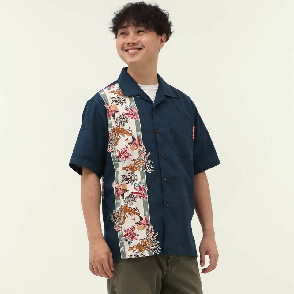 かりゆしウェアモデル着用画像