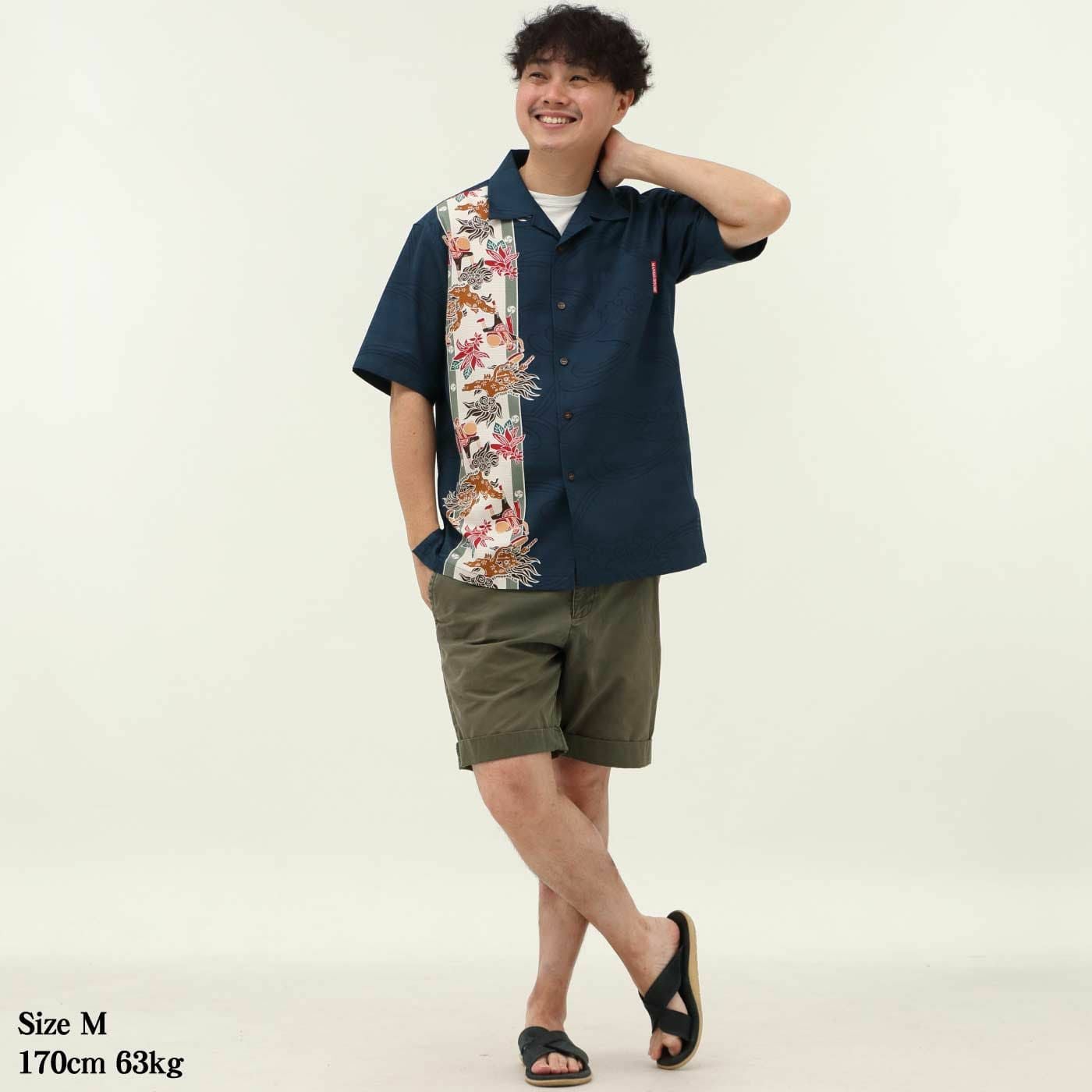 かりゆしウェアモデル着用画像