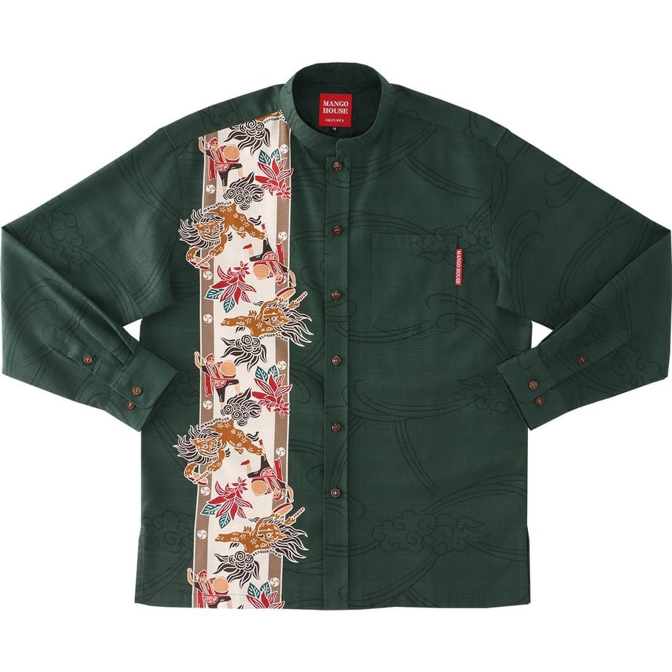 かりゆしウェア　サムネイル画像　グリーン