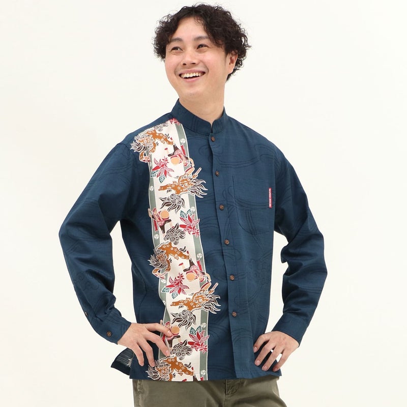 かりゆしウェアモデル着用画像
