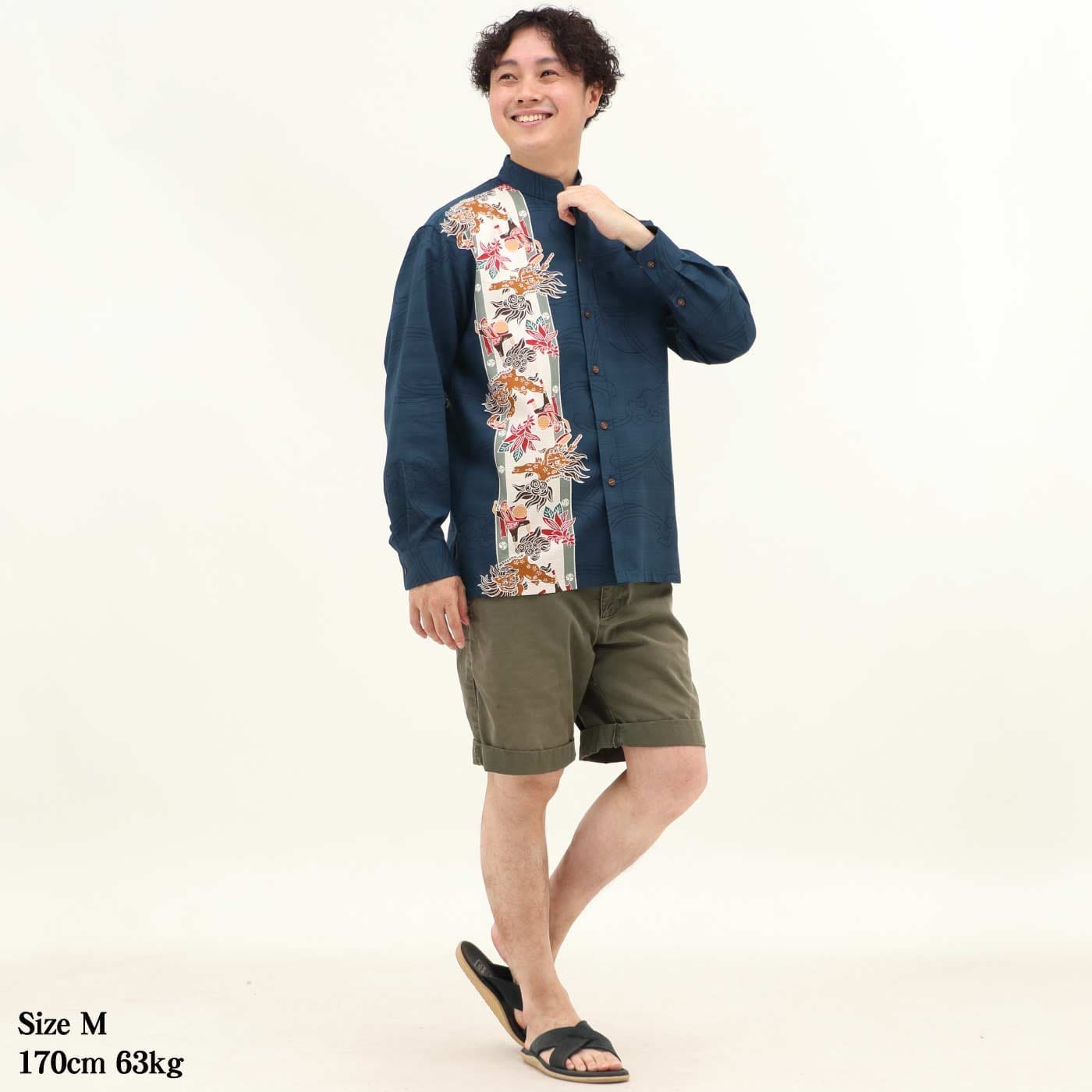 かりゆしウェアモデル着用画像