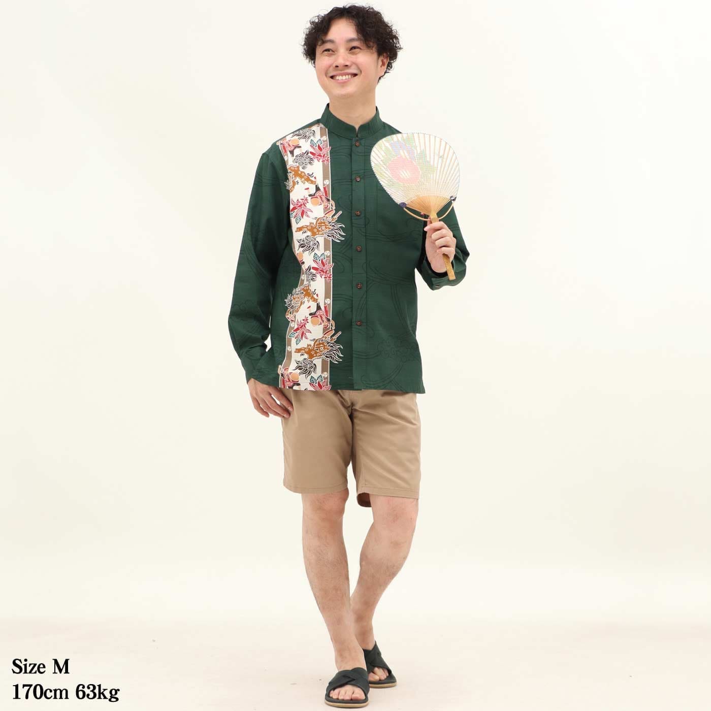 かりゆしウェアモデル着用画像