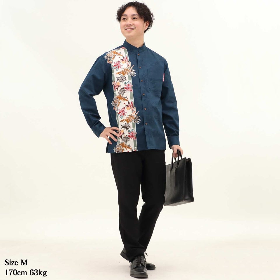 かりゆしウェアモデル着用画像