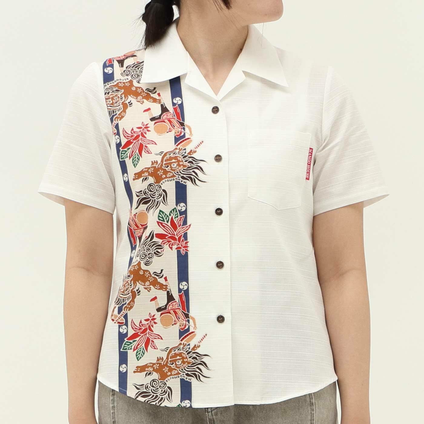 かりゆしウェアモデル着用画像