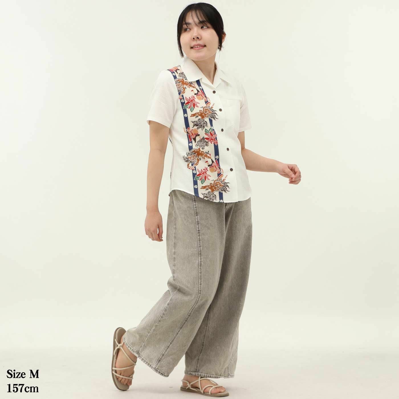 かりゆしウェアモデル着用画像