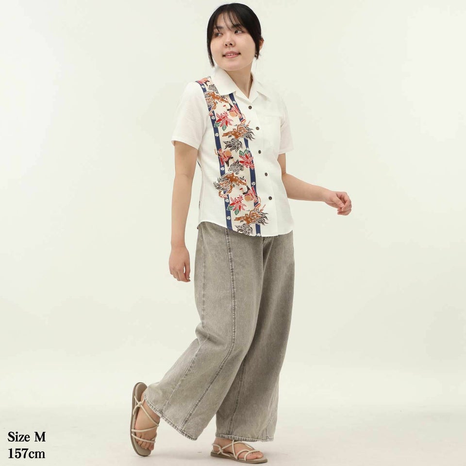 かりゆしウェアモデル着用画像