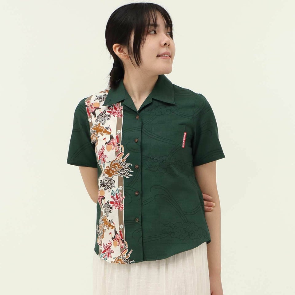 かりゆしウェアモデル着用画像