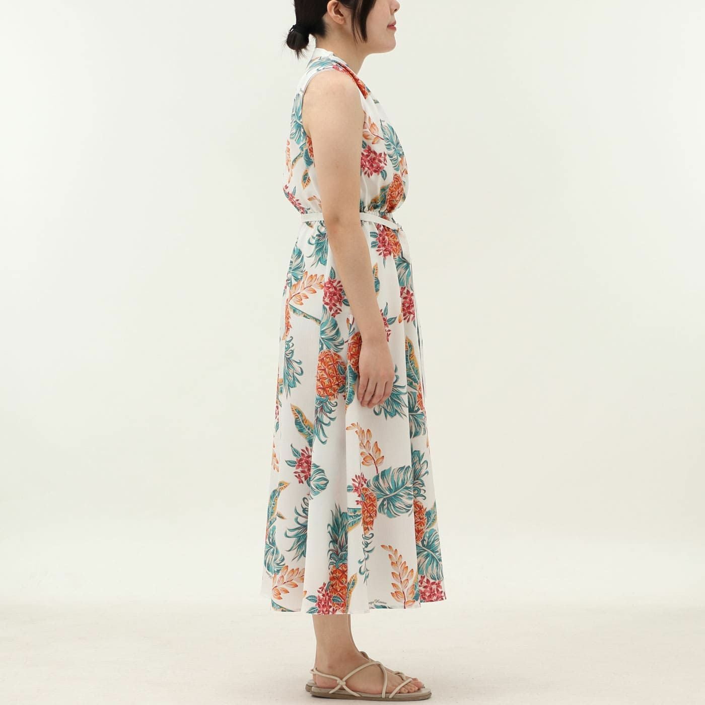 かりゆしウェア　レディース　ワンピース（アイボリー）