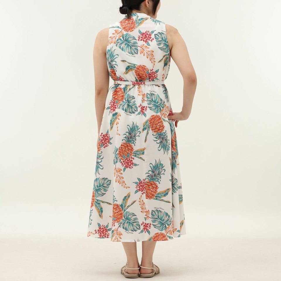 かりゆしウェア　レディース　ワンピース（アイボリー）