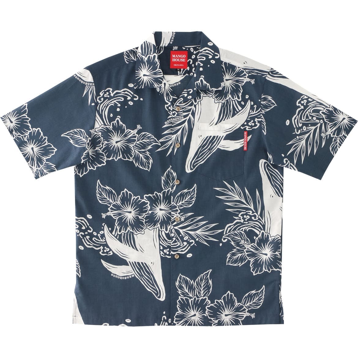 かりゆしウェア　サムネイル画像（ネイビー）