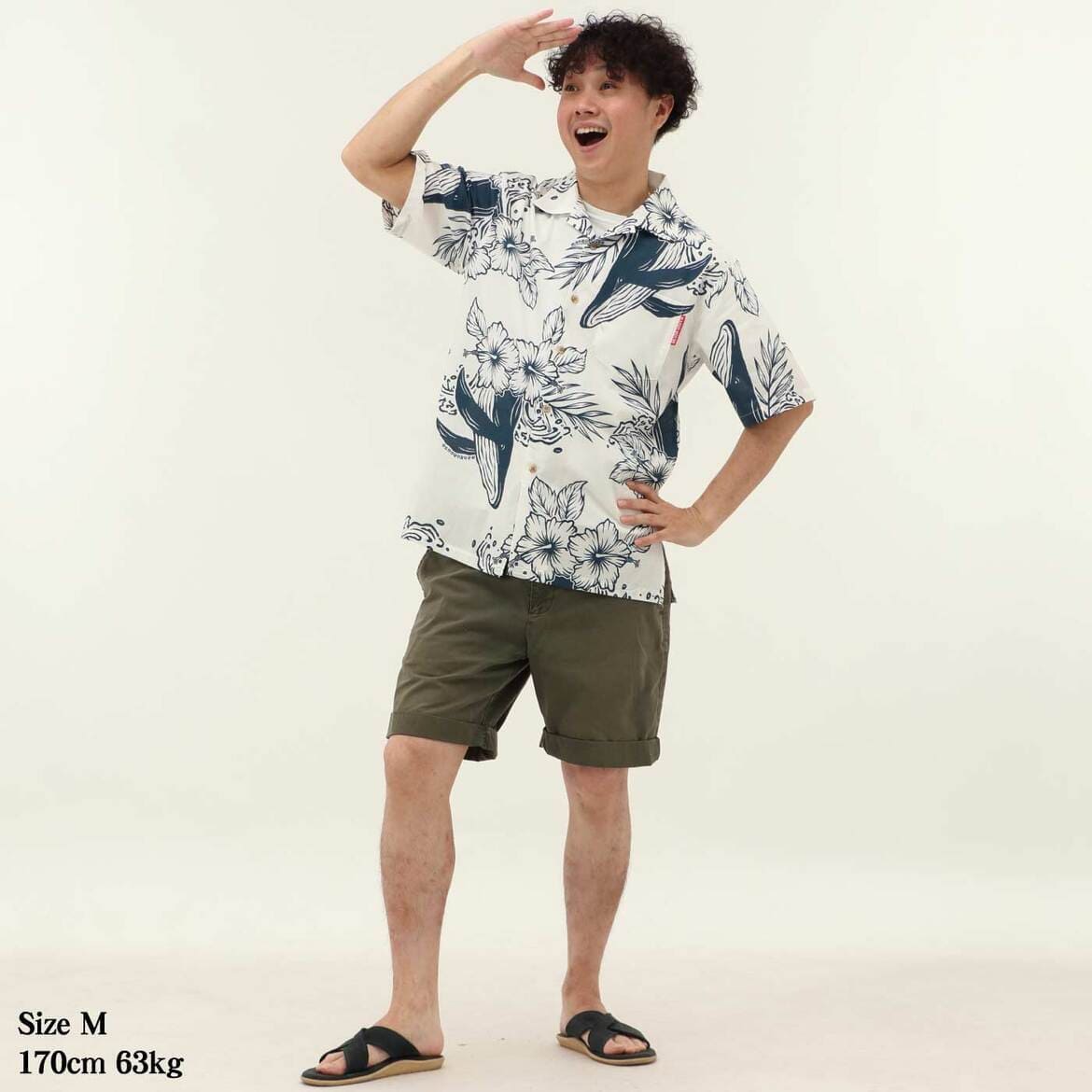 かりゆしウェアモデル着用画像