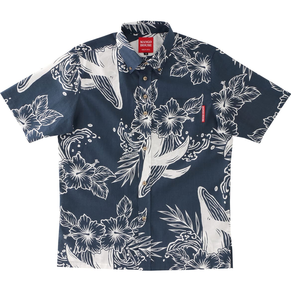 かりゆしウェア　サムネイル画像　ネイビー