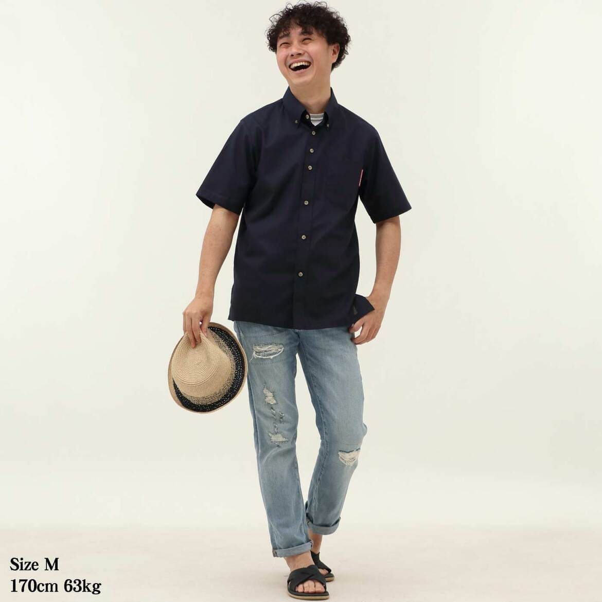 かりゆしウェアモデル着用画像